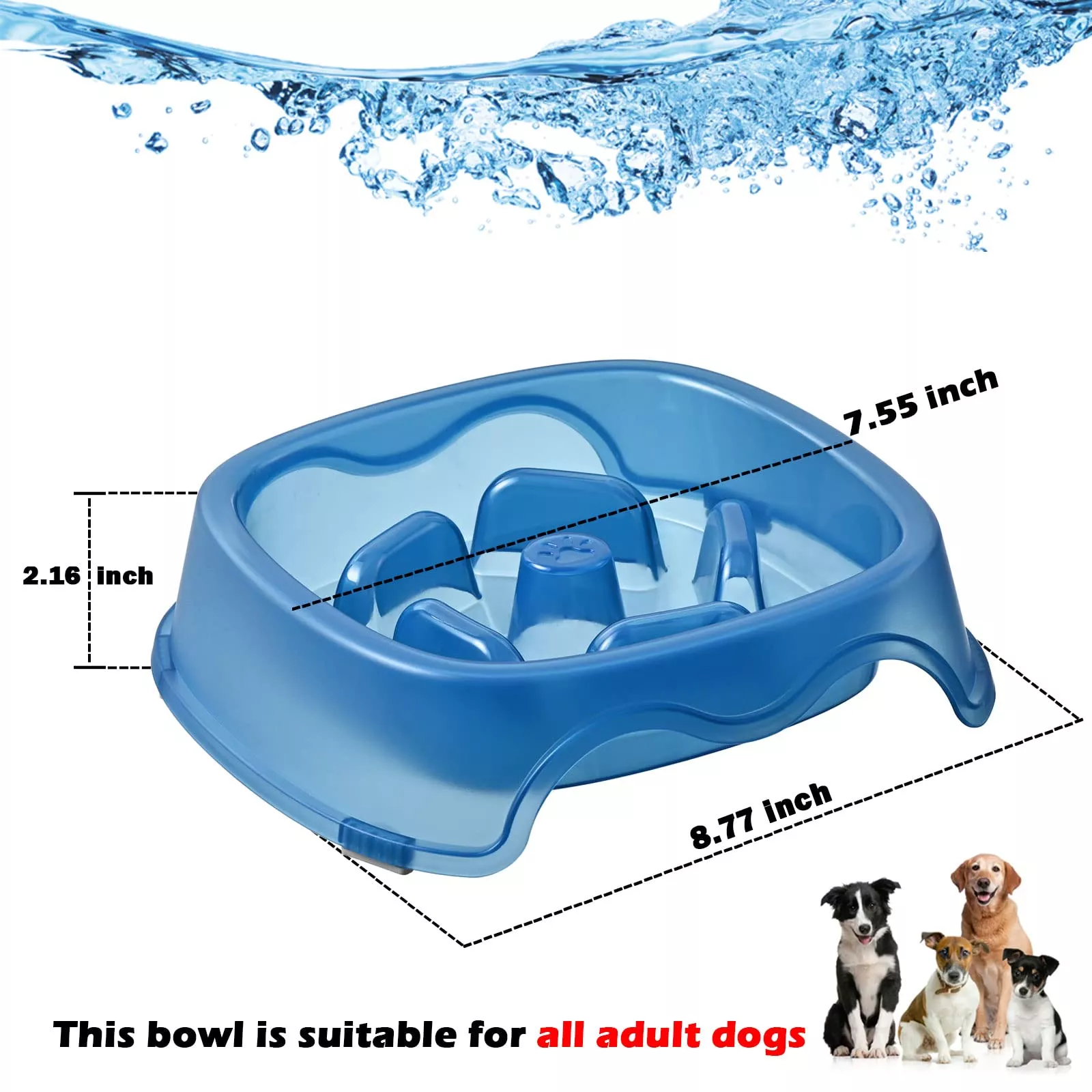 Eco-Friendly Slow Feeder Dog Bowl - Image 6