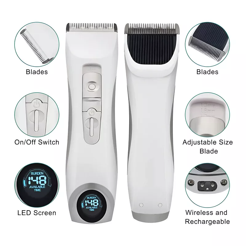 Professional Pet Clippers with LCD Screen - Image 3