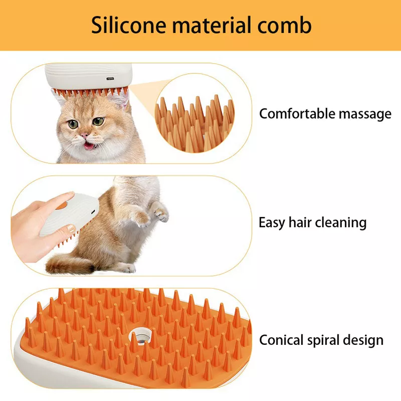 Pet Grooming Brush for Cats & Dogs - Image 4