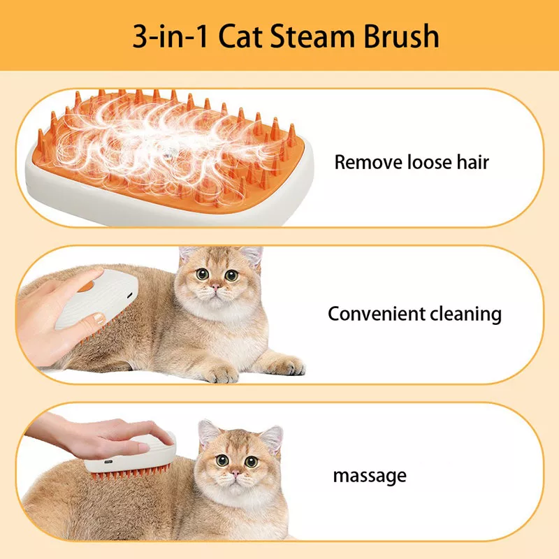Pet Grooming Brush for Cats & Dogs - Image 3