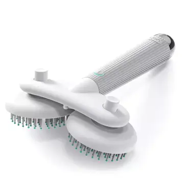 Cat Grooming Slicker Brush with Negative Ions for Shedding & Grooming