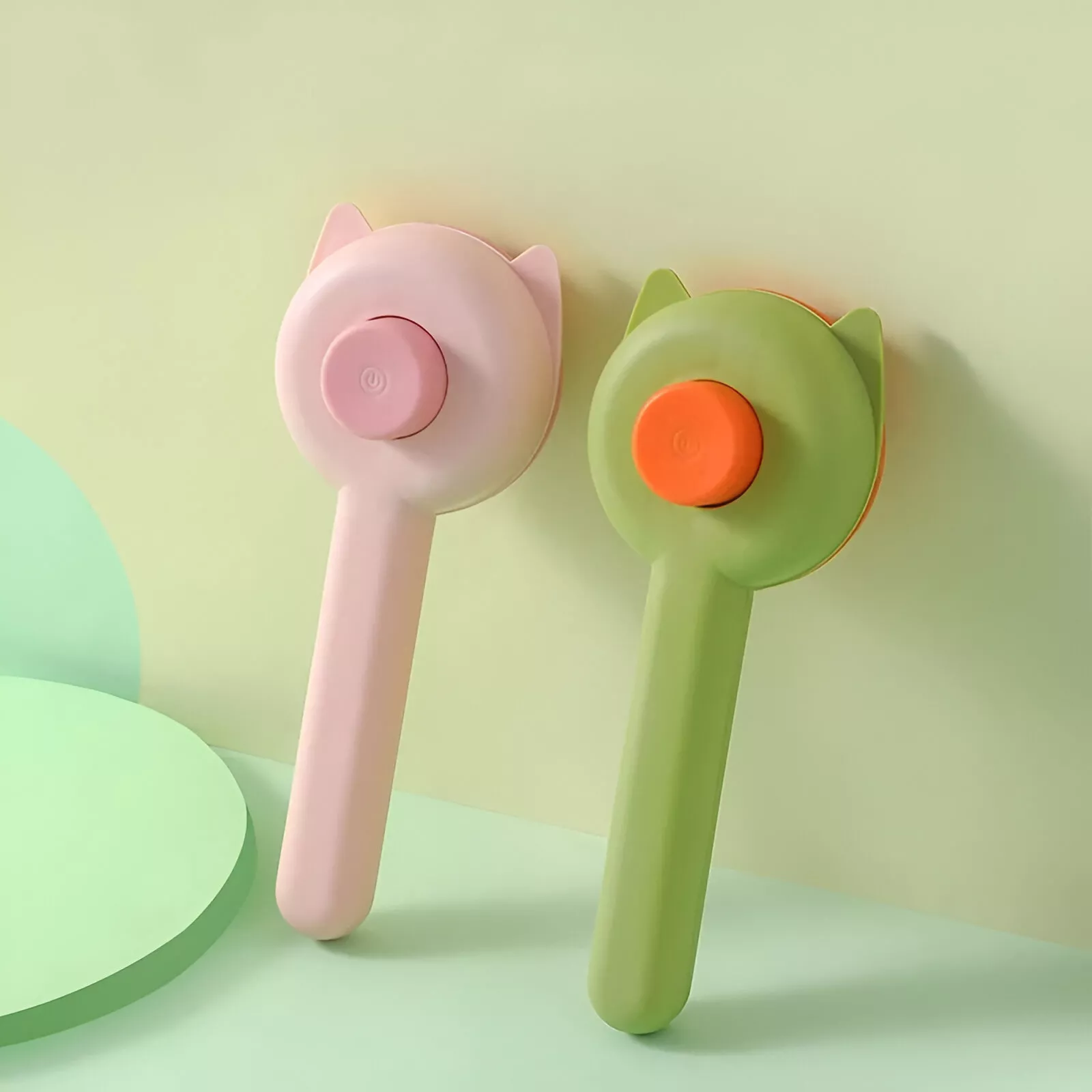 One-Click Pet Hair Removal Grooming Brush for Cats and Dogs - Image 3