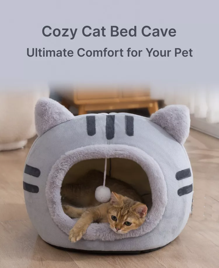 Cozy Cat Bed Cave - Image 2