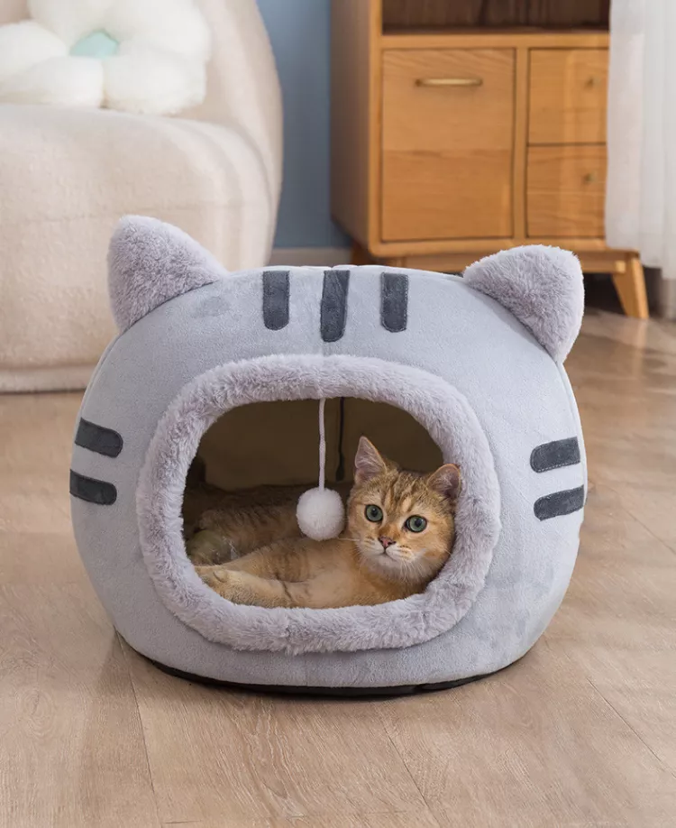 Cozy Cat Bed Cave - Image 3