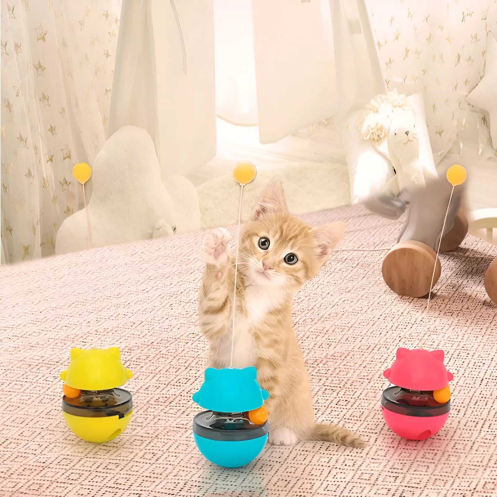 Interactive Cat Tumbler Toy - Image 3