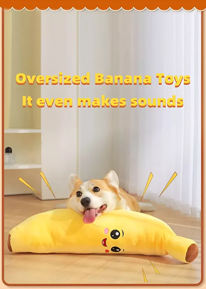 Interactive Squeaky Plush Puppy Chew Toy - Image 2