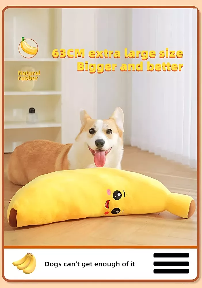 Interactive Squeaky Plush Puppy Chew Toy - Image 3
