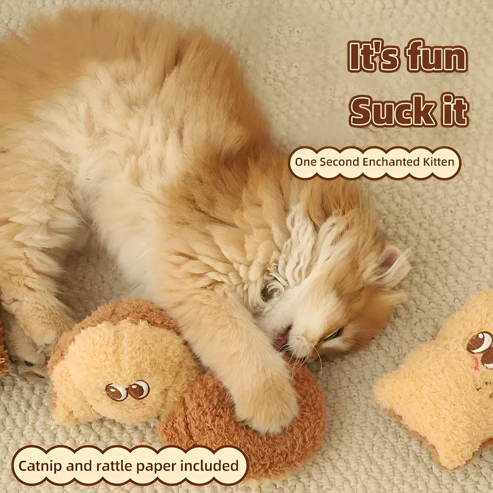 Interactive Catnip Teaser Wand & Pastry Toy Set - Image 5