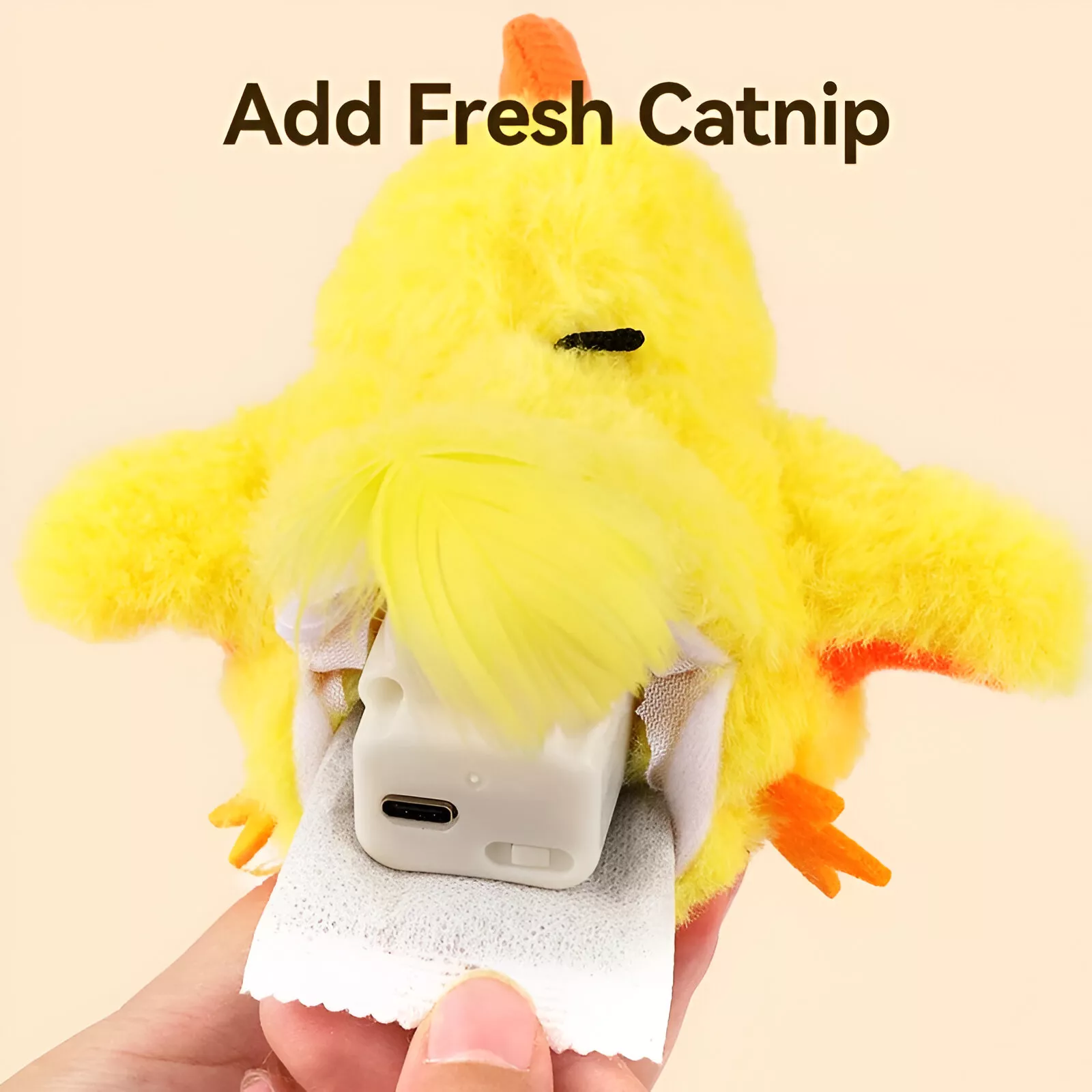 Interactive Flapping Chick Cat Toy with Realistic Sounds & Remote Control - Image 7