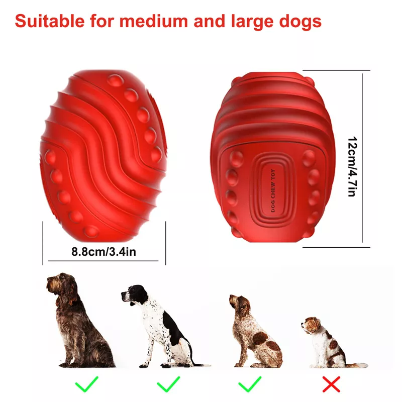 Tough Rubber Dog Chew Toy - Image 7