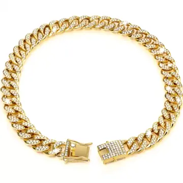 Diamond Cuban Chain Dog and Cat Collar