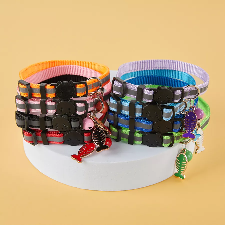 Reflective Cat & Dog Collars with Bells - Image 4