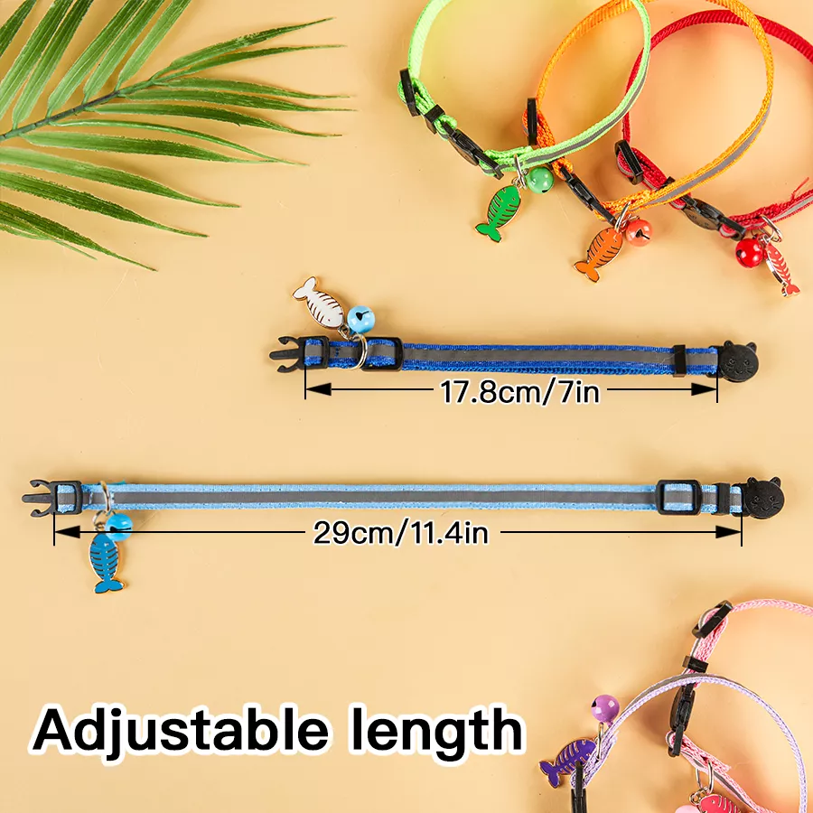 Reflective Cat & Dog Collars with Bells - Image 6