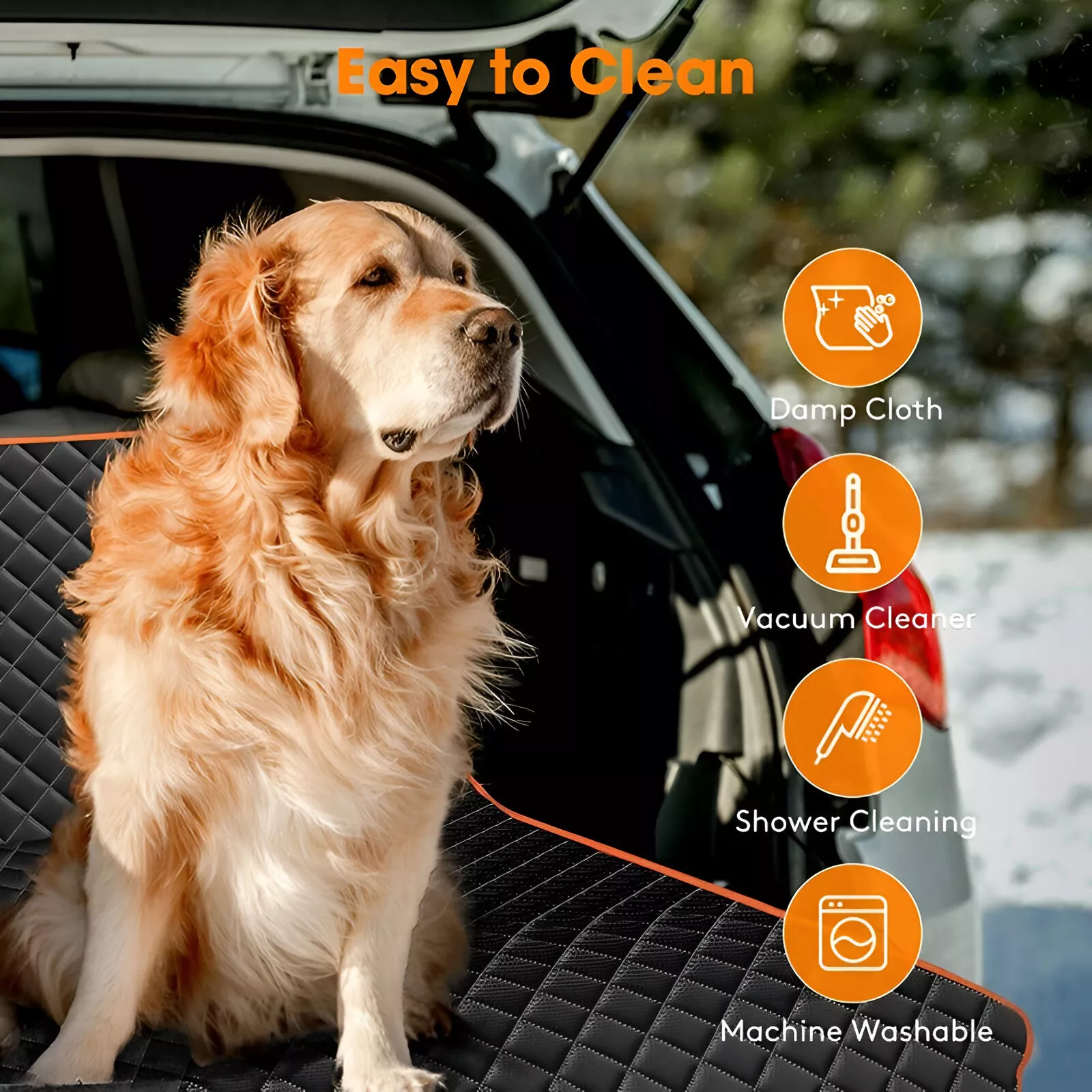 Waterproof Pet Cargo Liner for SUV and Sedan - Image 5