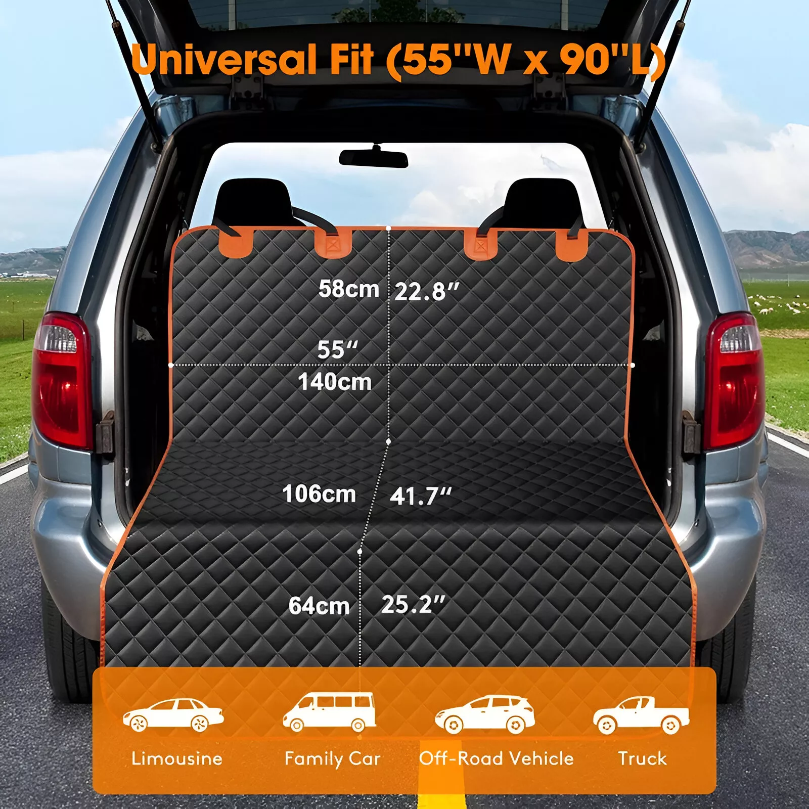 Waterproof Pet Cargo Liner for SUV and Sedan - Image 7