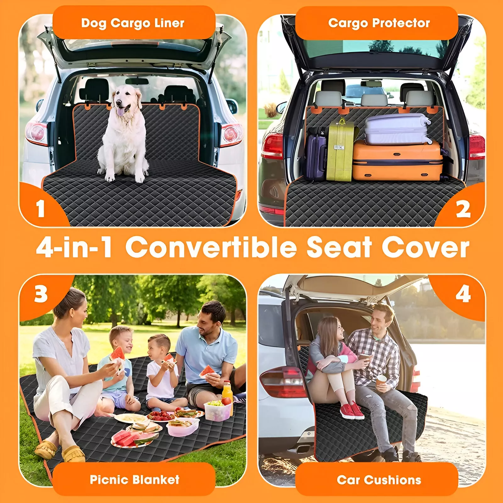 Waterproof Pet Cargo Liner for SUV and Sedan - Image 3