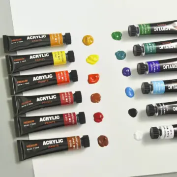 24 Colors 12ml Acrylic Paint Set