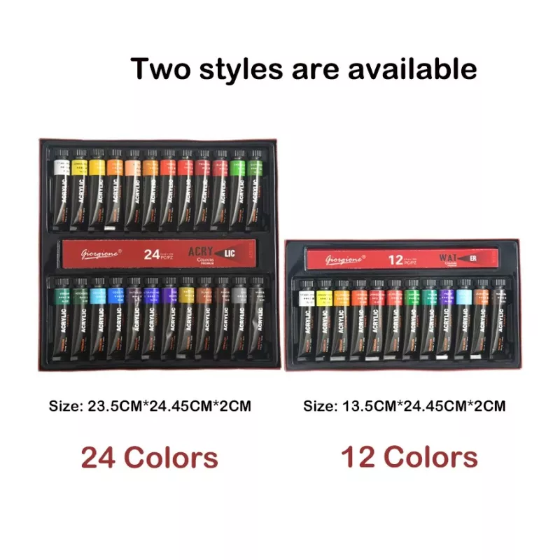 24 Colors 12ml Acrylic Paint Set - Image 6