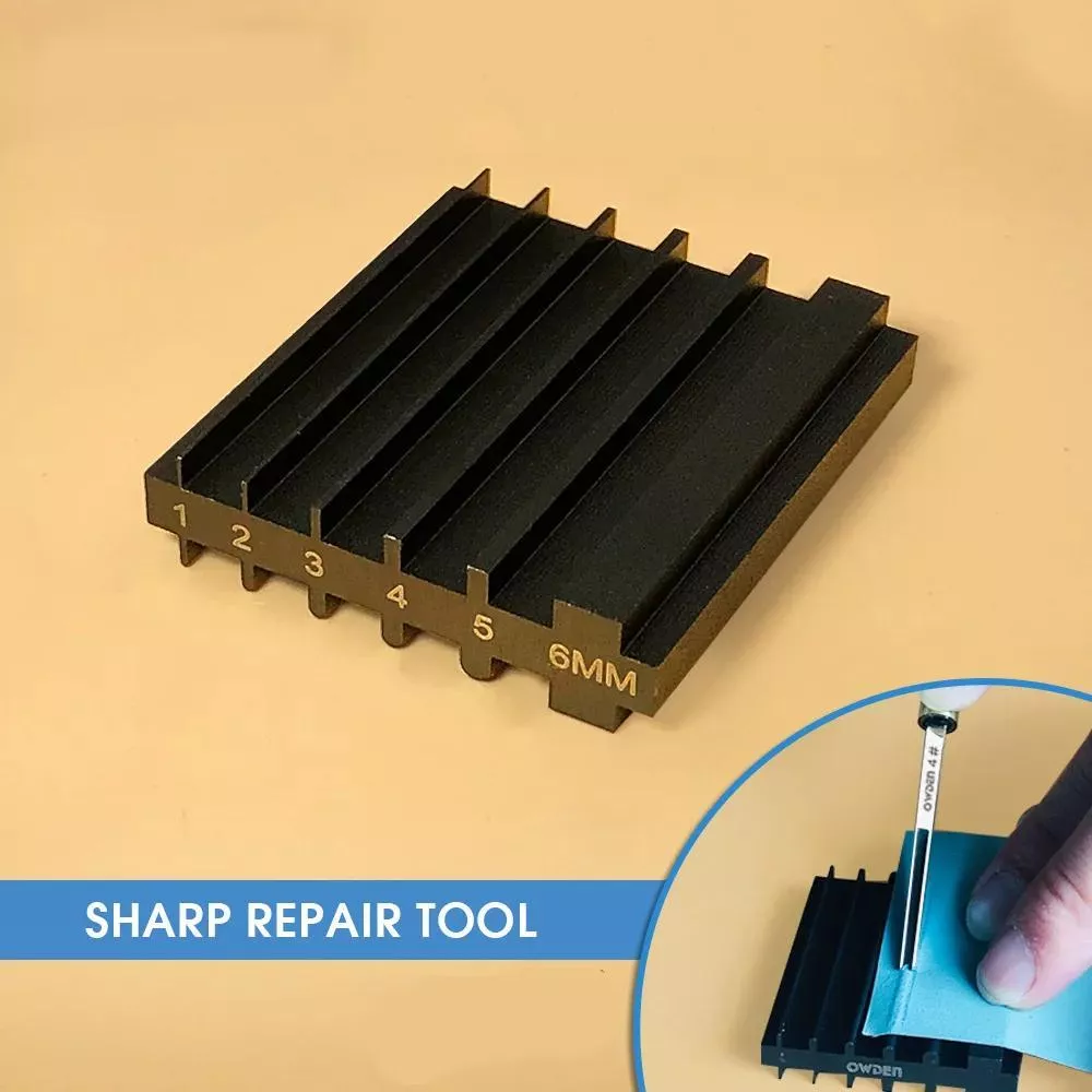 Multi-Purpose Sharpener Tool for Knives, Shovels, and Leather Skiving - Image 2