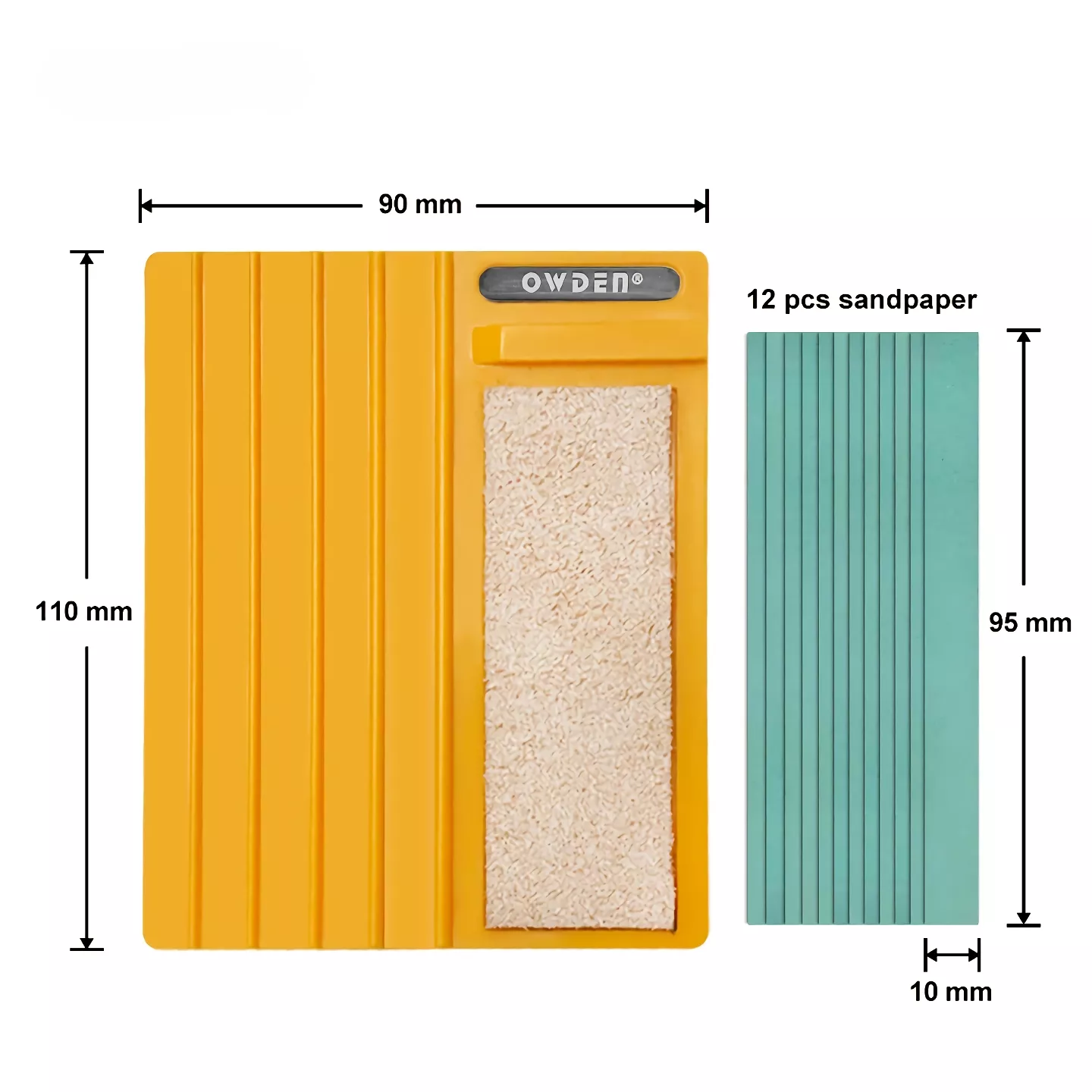 Extended Leather Edge Beveler Sharpener with Sandpaper - Image 7