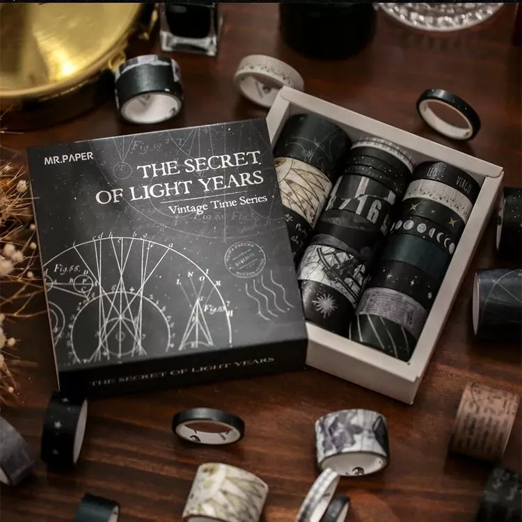 Vintage Butterfly Decorative Washi Tape Set - Image 4