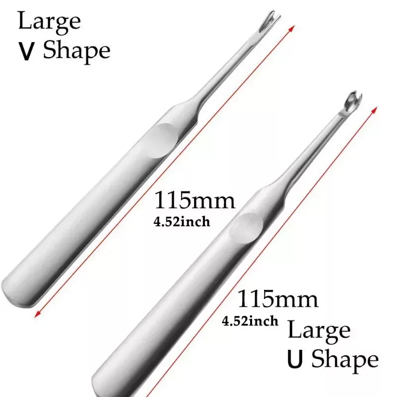 4pcs U+V Shaped Leather Stitching & Skiving Punching Tool Kit - Image 6