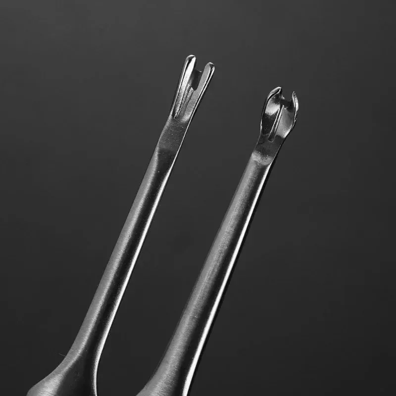 4pcs U+V Shaped Leather Stitching & Skiving Punching Tool Kit - Image 4