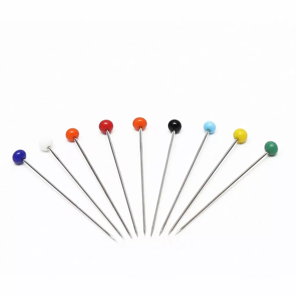 250Pcs Colorful Glass Head Pins for Sewing, Quilting, and DIY Crafts - Image 5