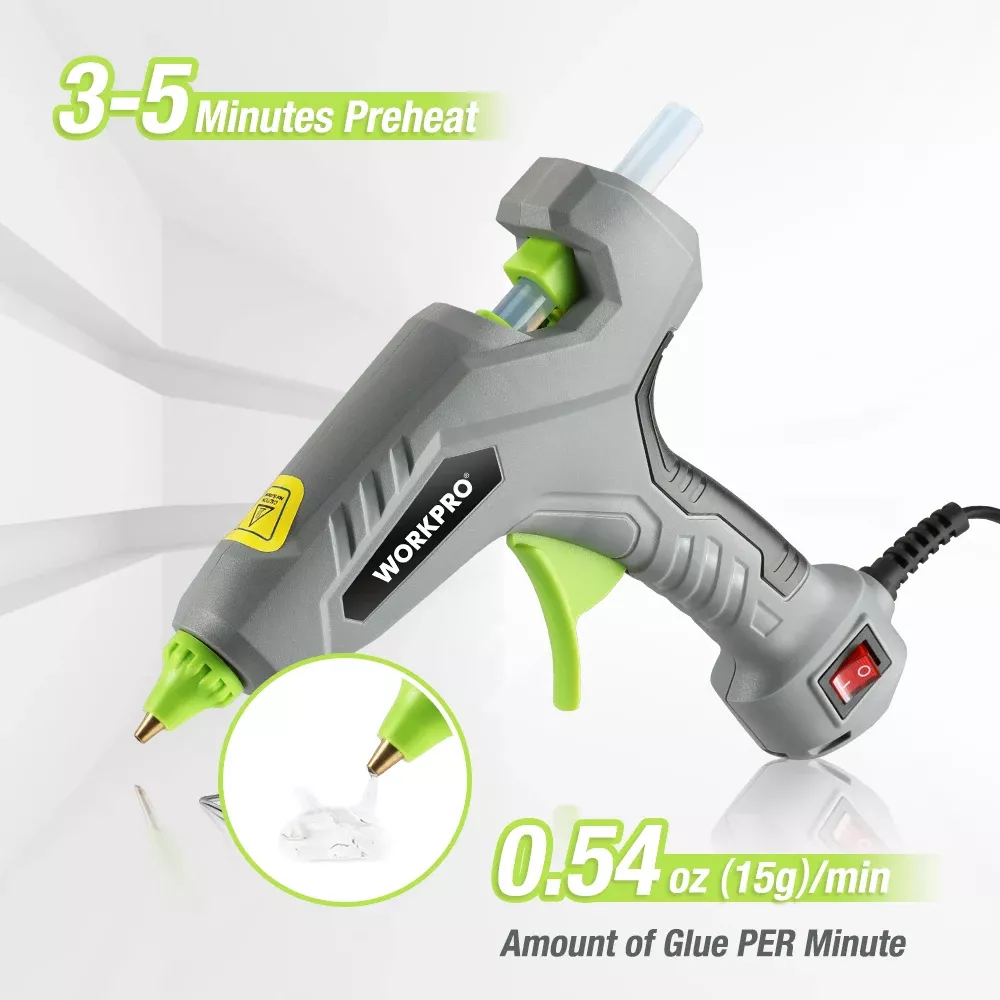 60W Hot Melt Glue Gun with 20 Premium Glue Sticks - Image 3