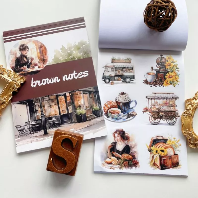 20 Pages of Precut Decorative Stickers for Scrapbooking & Journaling - Image 5