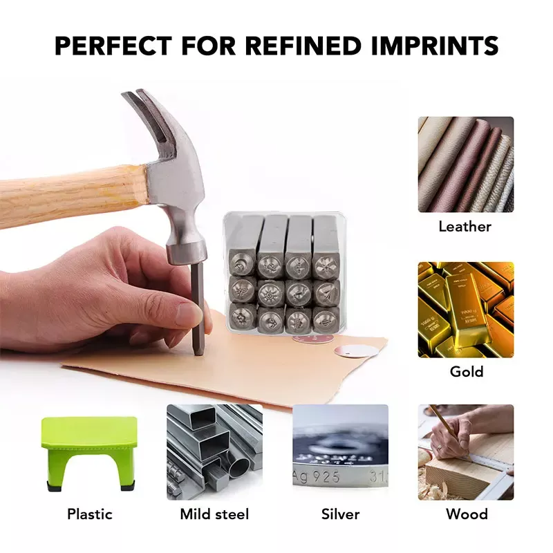 12PCS Universe Series Leather Embossing Stamp Set - Image 6