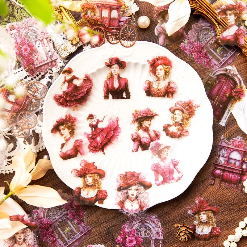 Retro European Style PET Sticker Pack - Image 3