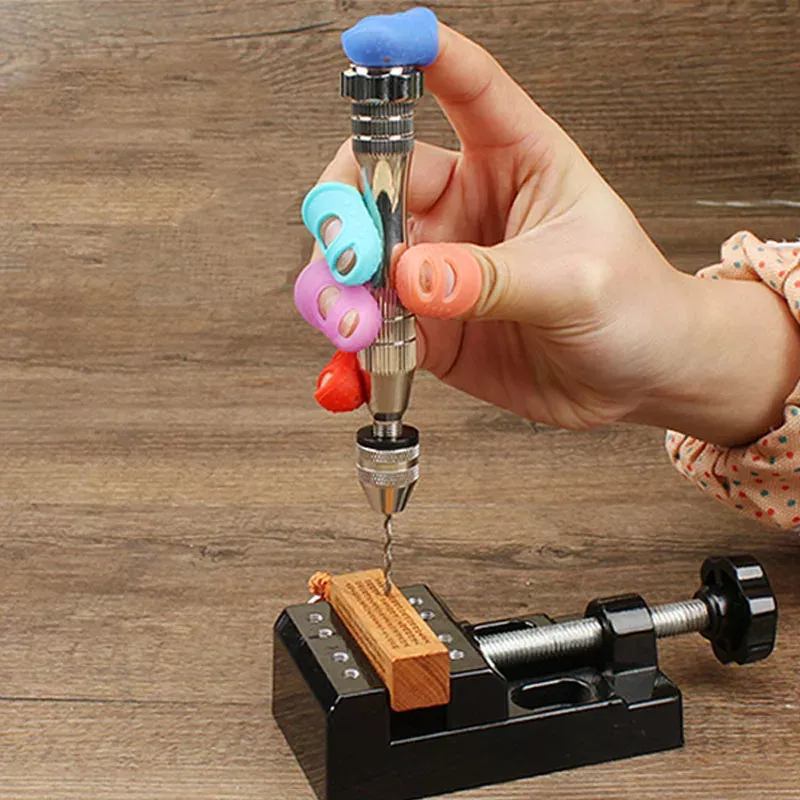 5-Pack Multifunctional Silicone Thimbles for Sewing and Crafts - Image 3