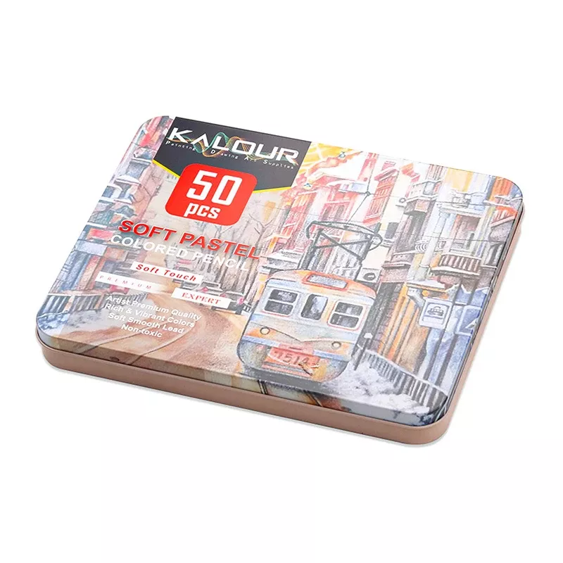 50 Colors Soft Pastel Skin Tint Pencils - Image 6