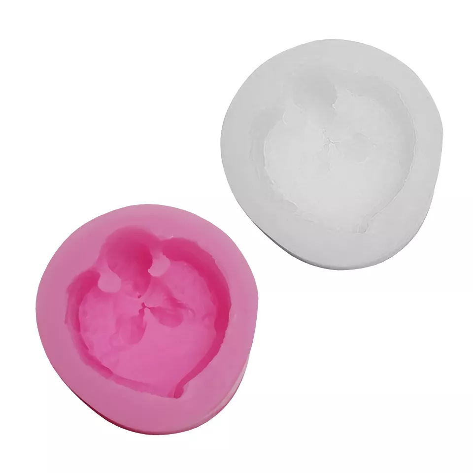 3D Angel Soap Mold with Heart Wings - Silicone Epoxy Mold for DIY Crafts - Image 5