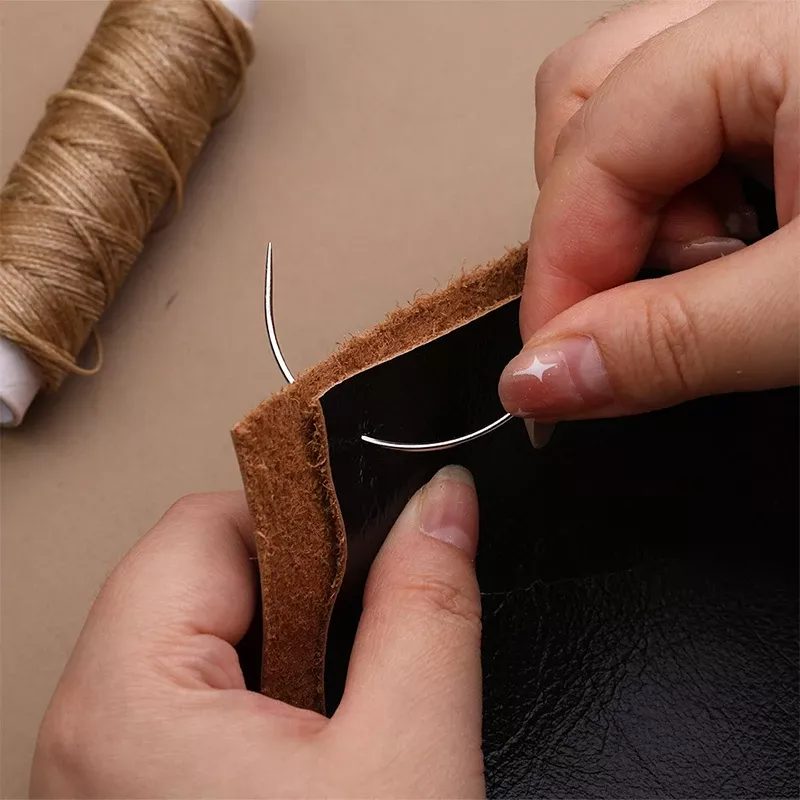 49/41/33pcs DIY Bookbinding Tool Kit with Wax Thread, Paper Awl, Curved Needles & Ruler - Image 5