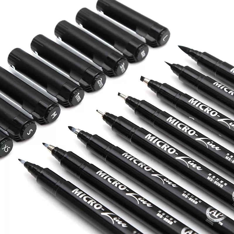 8-Piece Waterproof Hand Lettering and Calligraphy Pen Set – Professional Sketch & Design Markers - Image 3