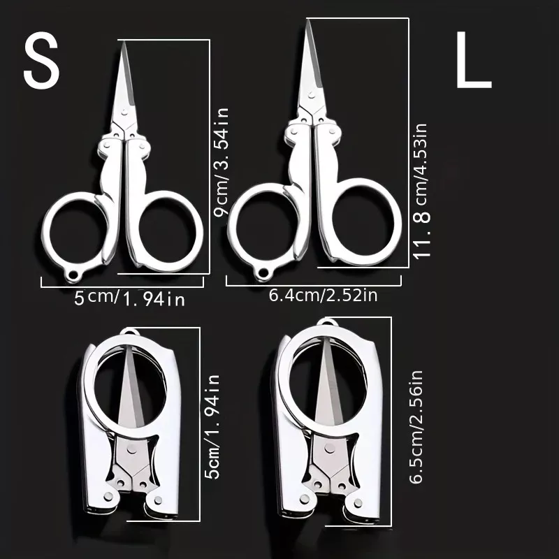 Foldable Stainless Steel Mini Scissors for Travel and Emergencies - Image 6