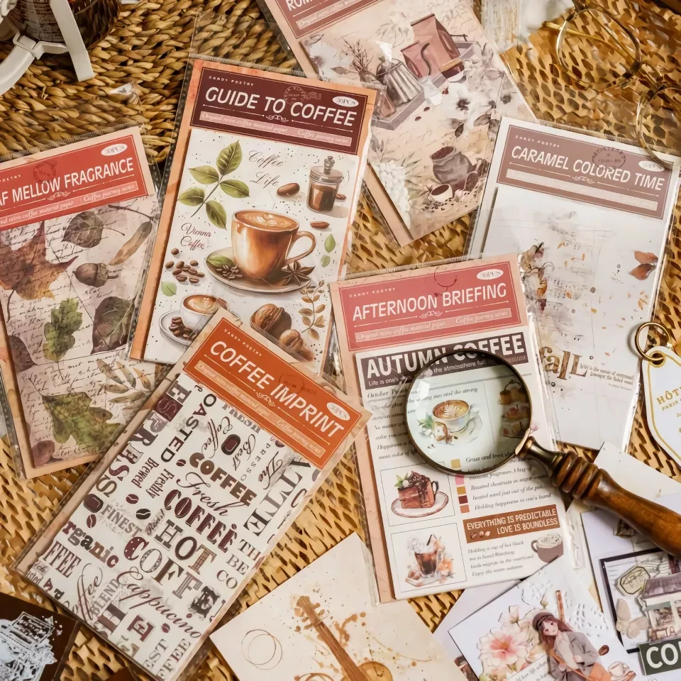 Retro White Kraft Paper Pack for DIY Crafts and Collages - Image 3