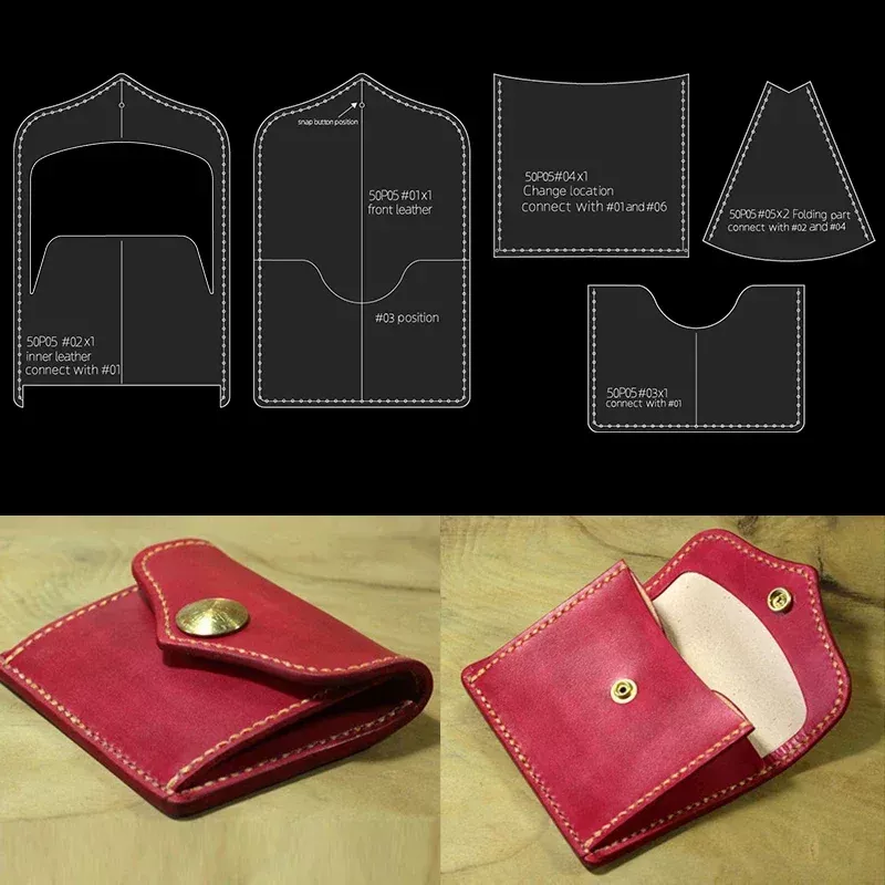 Wallet Making Template Acrylic Molds - Image 2