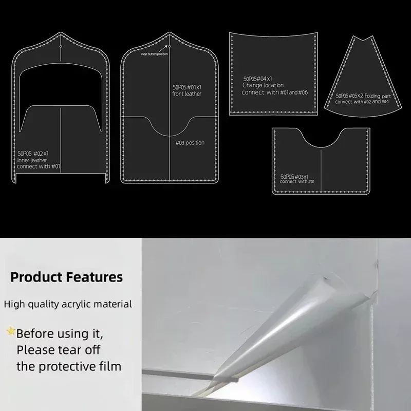 Wallet Making Template Acrylic Molds - Image 6