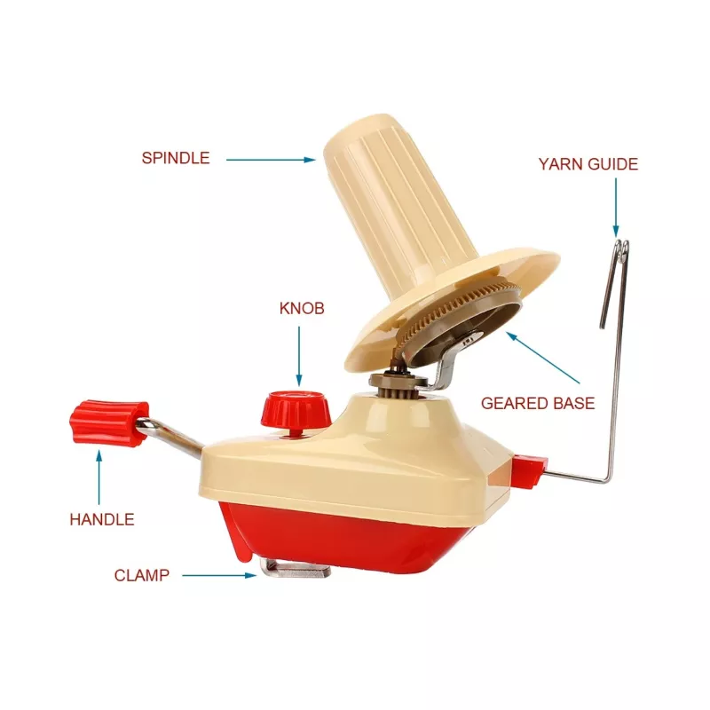 Manual Handheld Wool Winder for DIY Sewing Projects - Image 5