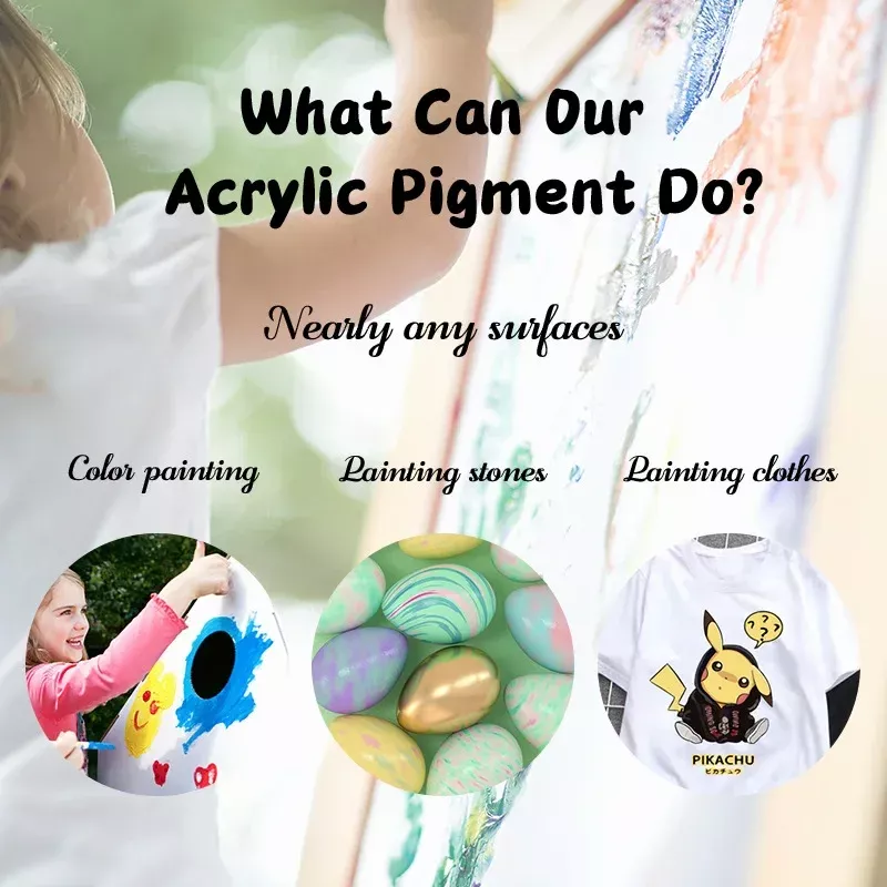 12-Color Acrylic Paint Set – Waterproof & Sun-resistant Pigment - Image 4