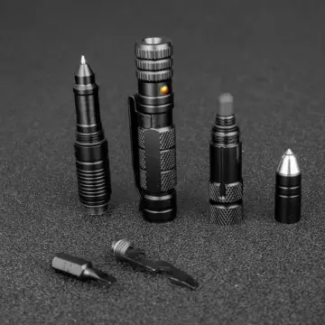 10-In-1 Tactical Multi-Function Pen with Flashlight, Screwdriver, Bottle Opener