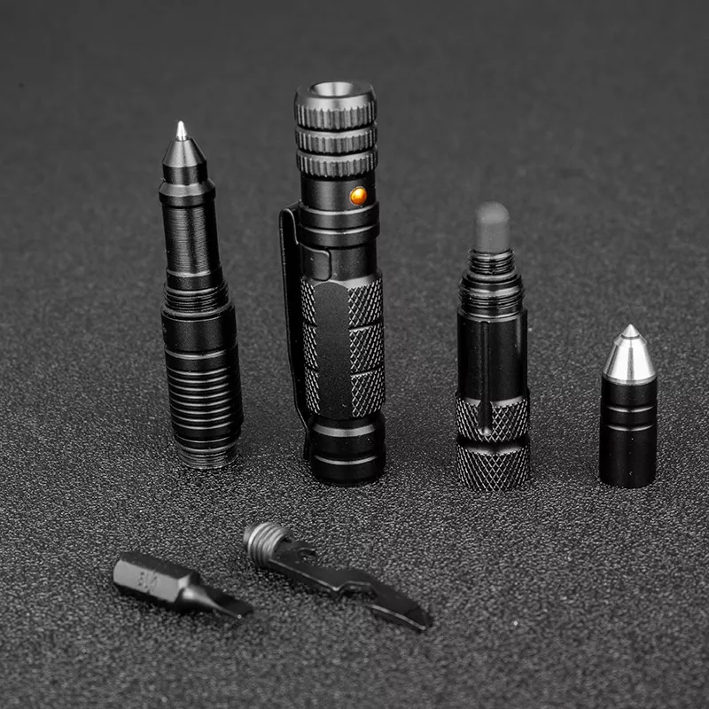 10-In-1 Tactical Multi-Function Pen with Flashlight, Screwdriver, Bottle Opener - Image 3