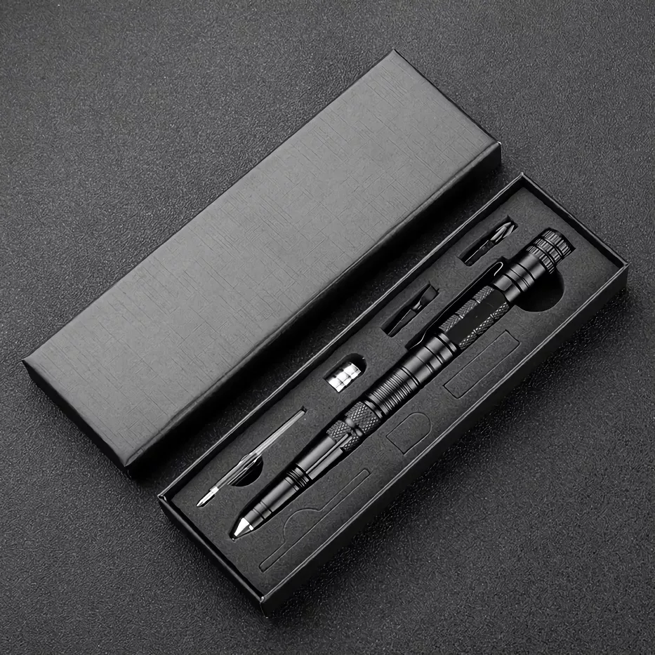 10-In-1 Tactical Multi-Function Pen with Flashlight, Screwdriver, Bottle Opener - Image 5