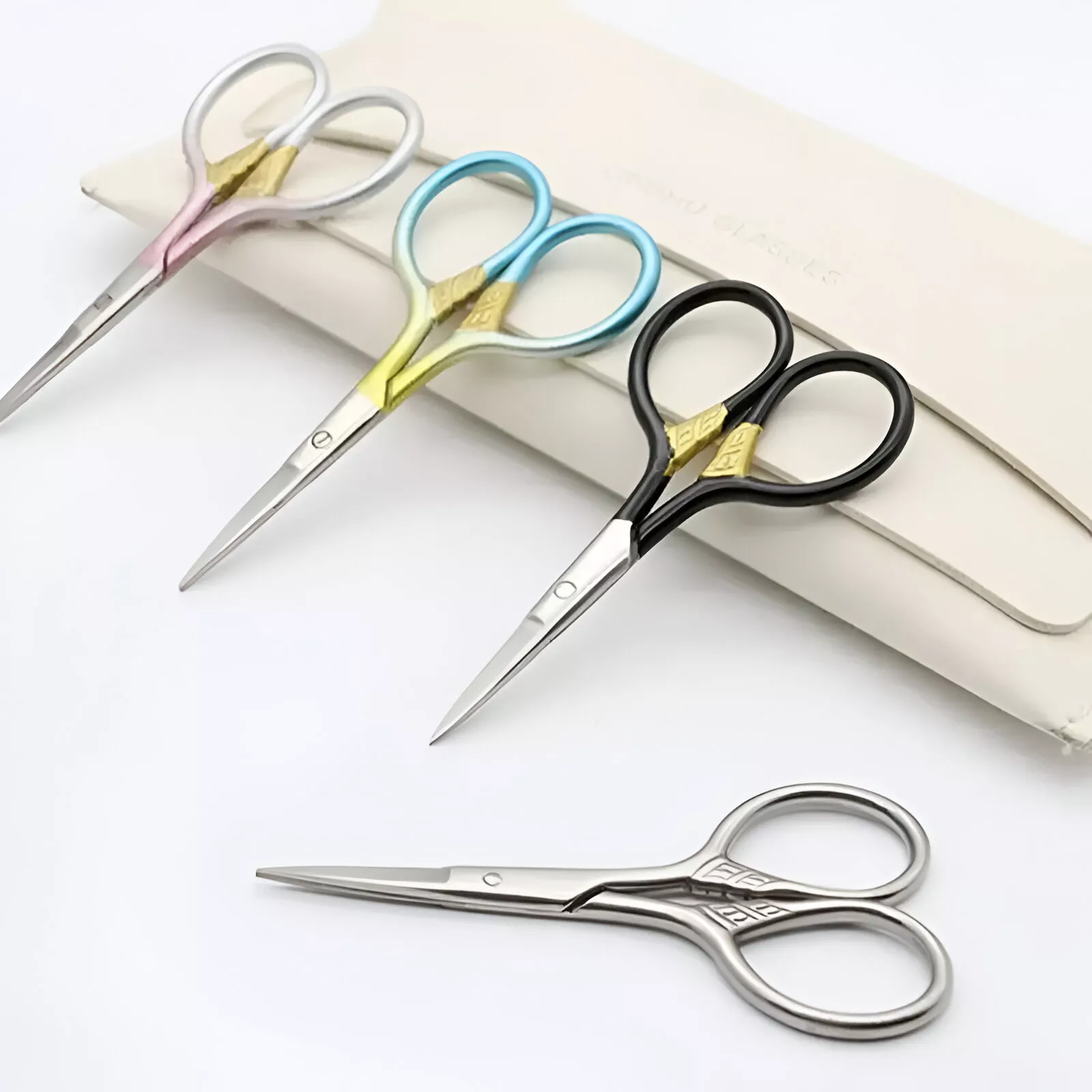 9cm Mini Retro Style Stainless Steel Sewing Scissors for DIY Cross Stitch & Handcraft - Image 2