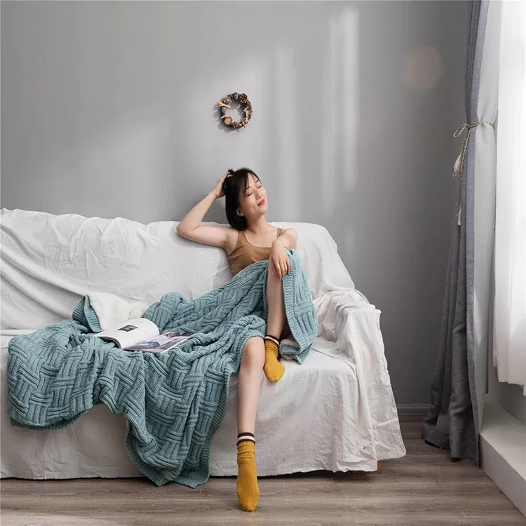 Chenille Knit Throw Blanket - Image 7