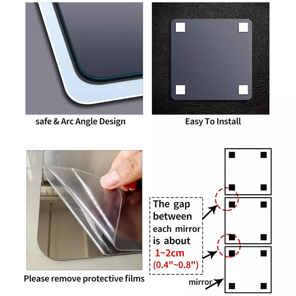 3D Acrylic Mirror Wall Stickers - Image 5