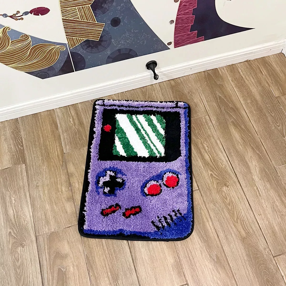 Retro Handheld Game Console Tufted Rug - Image 4